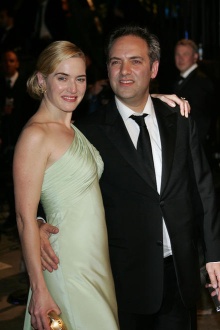 Kate Winslet y Sam Mendes. Winslet es otra "fatalidad" de la famosa "maldición del Oscar"